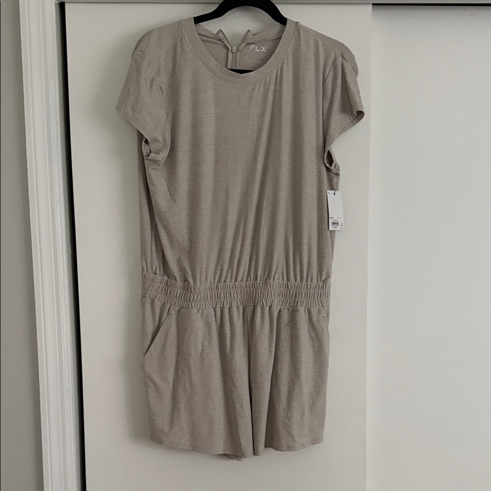 FLX Women's Tan Jumpsuit